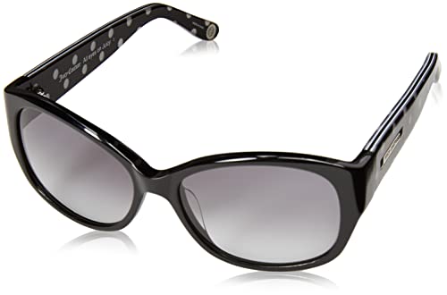 Juicy Couture Women's JU 551/S Rectangular Sunglasses, Black Polka Dot/Grey Gradient, 54mm, 16mm