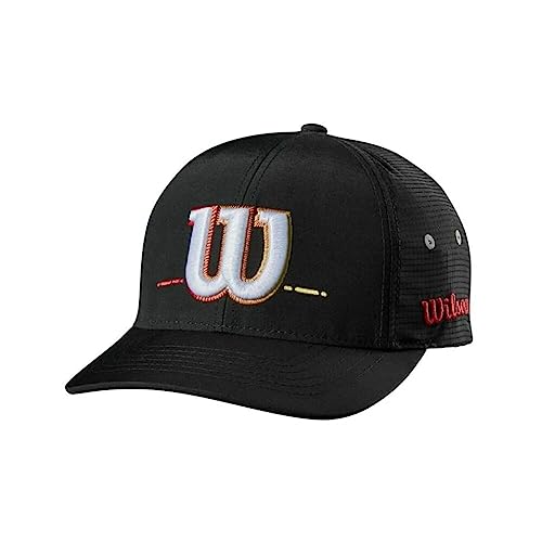 Casquette de volley Wilson WTH11020R noire dotée d'une visière ergonomique