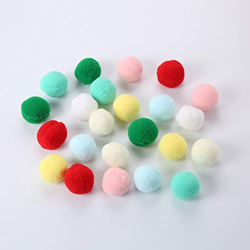 POPETPOP 15Pcs Bolas de Gato Gato Bolas de Pompom Gatinho Gato Bola de Pelúcia Perseguindo Gato de B