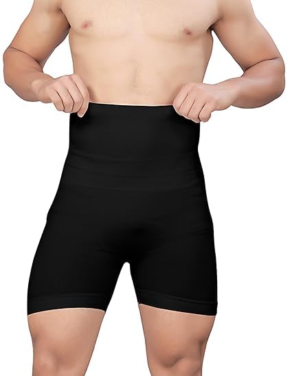 | Shapewear High Waist Tummy Tucker for Men - Skin Color Body Shaper for Belly Control Under Cloth