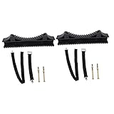 Veemoon 2 Sätze Stange Anti-Rutsch-Zubehör Stabilisierungsmatte Bogenpolster Gerade Befestigung Nicht Teleskopierbar Zum Klettern Leine Stangen Stopper rutschfeste Teilleiter