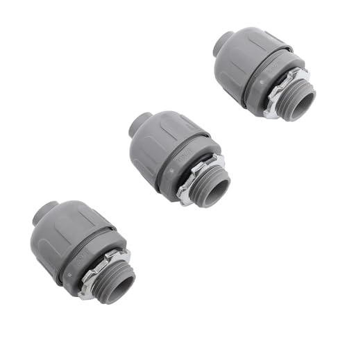 Conector de conducto estanco para iluminar el jardín y asegurar el cableado exterior 6