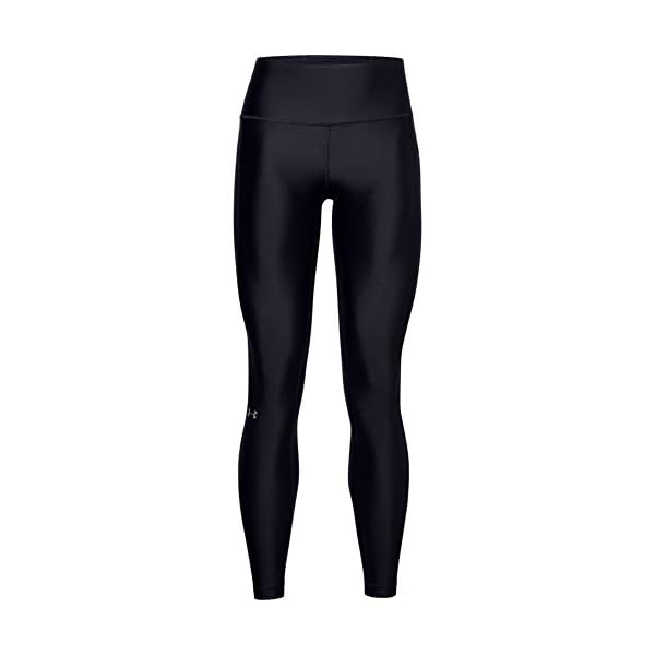 Under-Armour-Womens-HeatGear-Armour-High-Waisted-Leggings Under Armour womens HeatGear Armour High Waisted Leggings , Black (001)/Silver , Medium