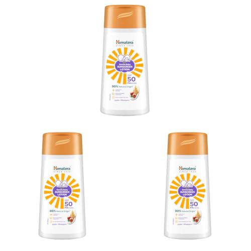 Image of Himalaya Gentle Baby Sunscreen Lotion SPF 50 PA++++ | No White Cast | 50ml (Pack of 3)
