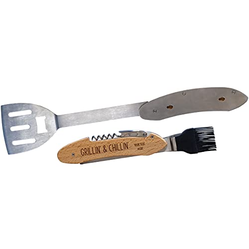 Set BBQ Grillin' & Chillin' PlaqueMaker miniatura 6