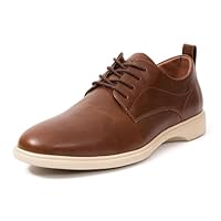 Deer Stags Lisbon Men’s S.U.P.R.O. Sock Dress Oxford - Brown - 8 Medium
