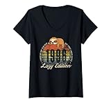 Photo Gallery donna sloth year of birth 1996 birthday lazy edition 1996 maglietta con collo a v Photo Gallery donna sloth year of birth 1996 birthday lazy edition 1996 maglietta con collo a v