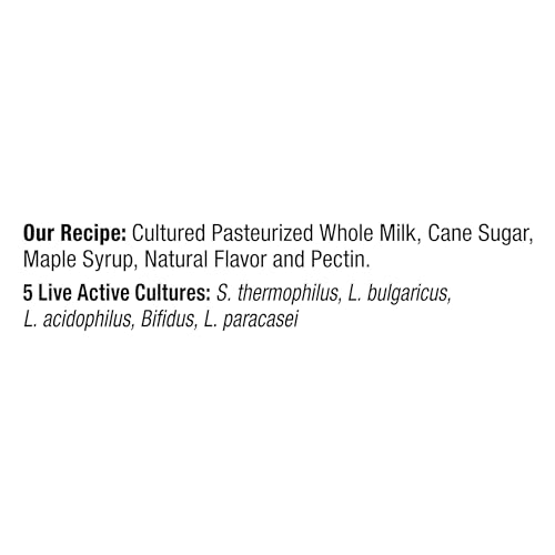 Image of Brown Cow Cream Top Maple Whole Milk Yogurt, 32 oz. Carton - Creamy, Delicious Yogurt