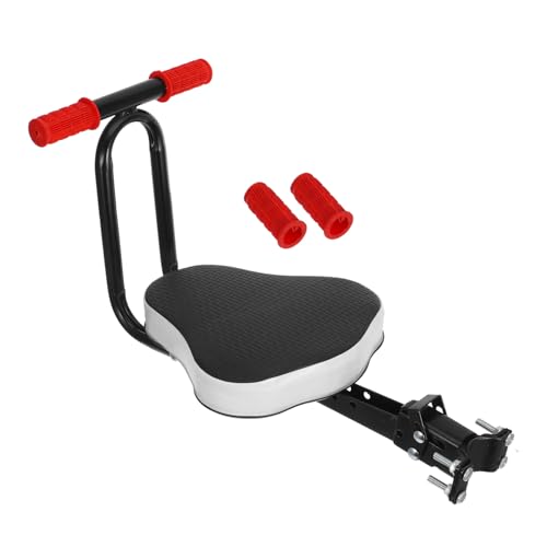 Mikikit 1Pieza Asiento para Ajustable Asiento Plegable para Bicicleta Sillín para Bicicleta Soporte y Duradero Negro