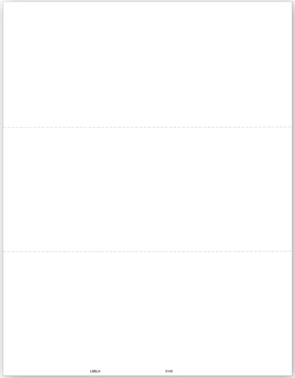 Blank Laser 1099 Tax Forms 3 Up Bulk Cartons