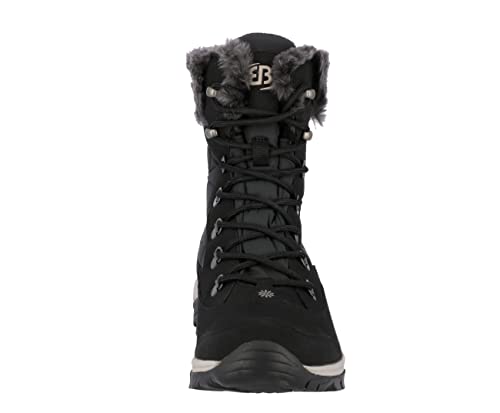 Brütting Himalaya Damen Schneestiefel, Schwarz, 39 EU
