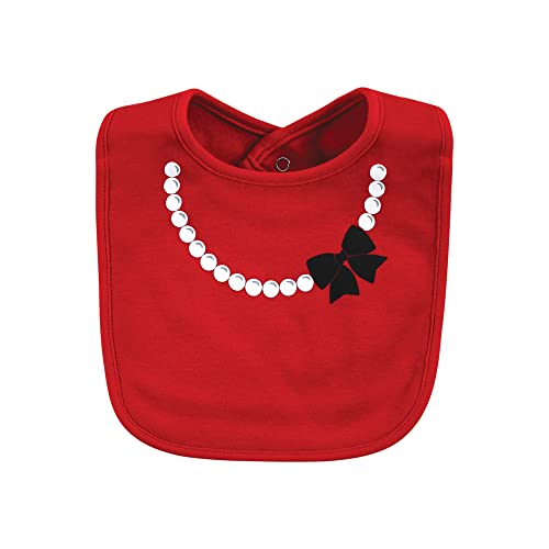 Image of Hudson Baby Unisex Baby Cotton Bibs, Scottie Dog, One Size