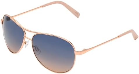 Jessica Simpson Women's J106 Iconic Metal Aviator Pilot Sunglasses with UV400 Protection - Designer Sunglasses for Women, 60mm