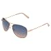 Jessica Simpson Women's J106 Rgld Non-polarized Iridium Aviator Sunglasses, Rose Gold, 60 mm