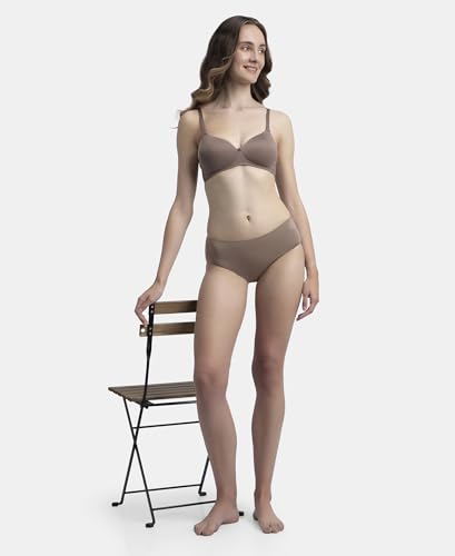 Image of Jockey 1802 Women High Coverage Micro Modal Elastane Stretch Hipster
