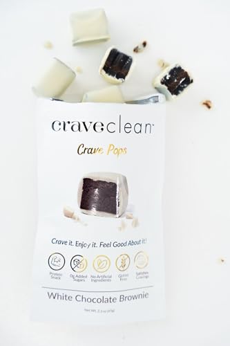 White Chocolate Brownie Pops (Full Case) Gluten-Free, High Protein (10g), Low Sugar, Guilt-Free Snack with Clean Ingredients – No Seed Oils – Kid & Parent Approved - image 7