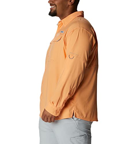 Columbia Camisa masculina de manga comprida Big Low Drag Offshore, Néctar brilhante, GG