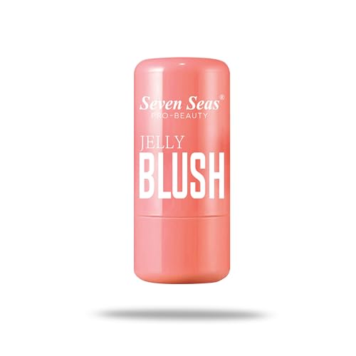 Image of Seven Seas Matte Jelly Blush Tint | Moisturising | Long-Lasting Lip And Cheek Tint | Highly Pigmented | Smudgeproof | Jelly Tint For Women And Girls (01-Poppy Pink, 5G)