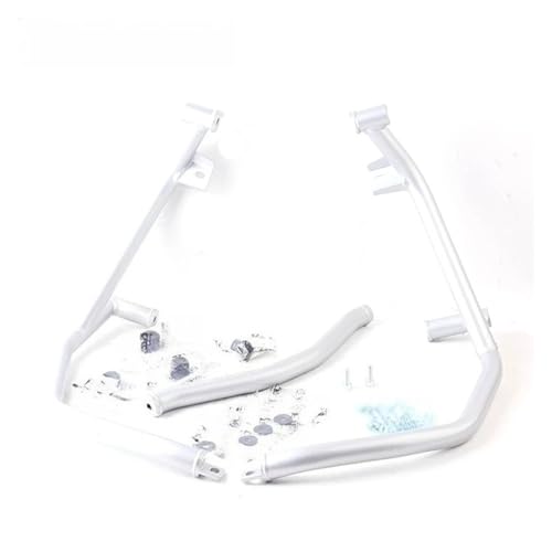 Barre anti-chute CF700MT pare-chocs moto argent évite casse carénage