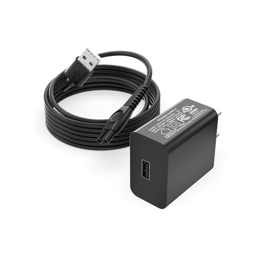 5V UL Charger Fit for Philips Norelco One Blade 360 QP2724 QP2834 MG7910 MG9510 MG9520 MG9525 QP4631 QP6542 QP6552 QP4530 QP1924 QP1324 MG5900 MG5910 MG3919 for Phillips Shaver Electric Trimmer Razor