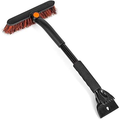 Snow Moover Small Car Brush and Ice Scraper with Foam Grip | Auto Snow Removal | Small Car Windshield | Lightweight Tough Durable Cover