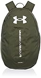 Side water bottle pocket. Molle webbing for additional attachment points.
