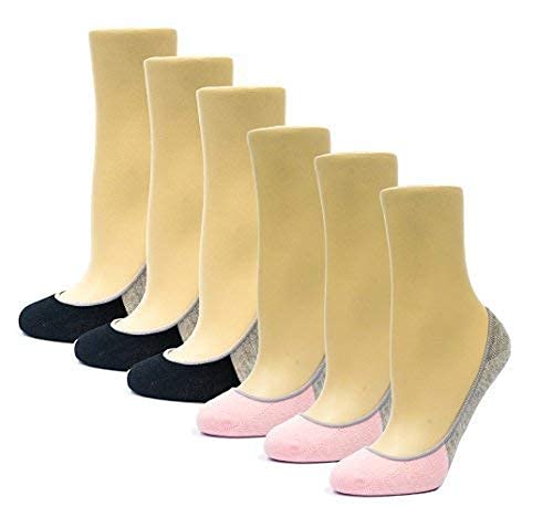 Image of Thirty48 Women's No Show Loafer Socks, Boat Shoe Liners with Non Slip Grip