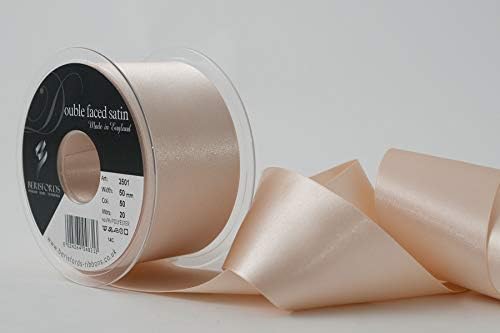 Berisfords Double FACE Poly Satin Ribbon, BlackBerry, 15 mm