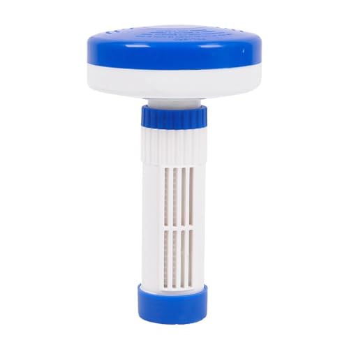 Dispensador de flotador para tabletas de piscina, caja flotante de escala, soporte para tabletas de cloro de agua, accesorio de piscina pequeño, equipo de spa para bañera de hidromasaje, interior y