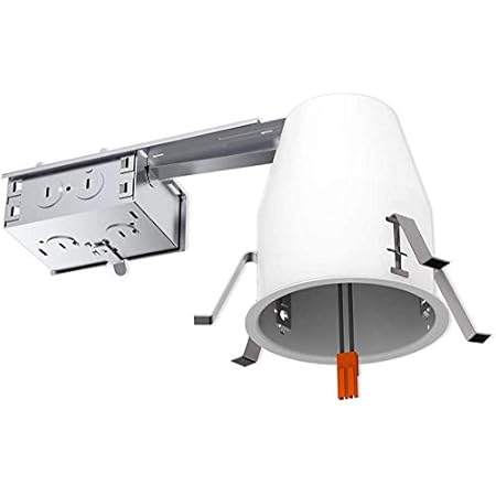 Four-Bros Lighting RM4/LED 4" inch Remodel Can Air Tight IC Housing LED Recessed Lighting-UL Listed and Title 24 Certified, TP24