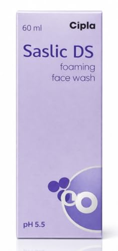 Image of Cipla Saslic DS Foaming Face Wash | 2% Salicylic Acid | Acne Prevention | Pore Unclogging Formula for Clear Skin By Multifly | 60ml