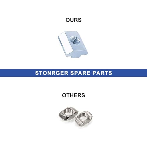 Image of 12pcs 2040 Angle Bracket Corner 2040 Extruded Aluminum Hardware V-Slot Accessories T-Slotted with T Nuts and Screws for 2040 Aluminum Profile 3D Printer Frame Accessories Black