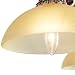 RUIXINBC Rustica Lampara Salon Techo, Cuerno de venado 2 Luces E14 Lampara...