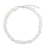 Esta gargantilla de concha de estilo hawaiano alrededor de su cuello y se adapta muy bien para crear una apariencia de gargantilla. Usamos el cierre de cierre de langosta que es seguro y garantiza que permanezca abrochado