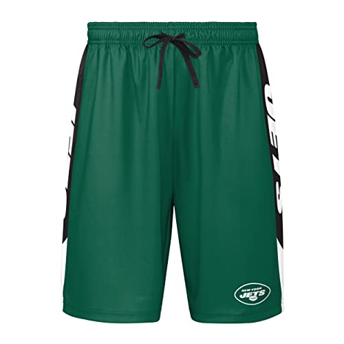 Image of FOCO NFL Mens NFL Team Logo Side Stripe Training Shorts