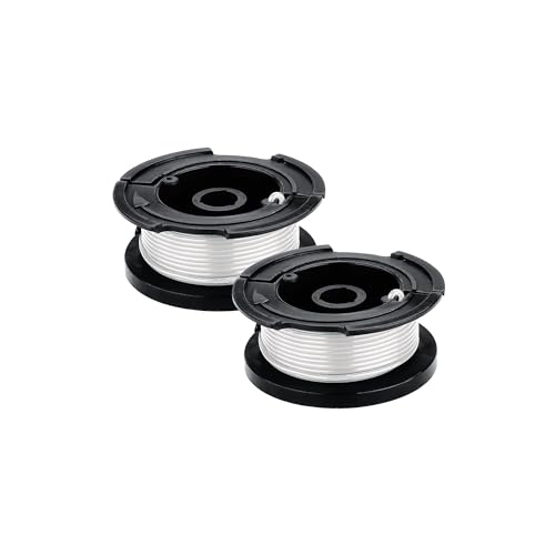 Image of Black+Decker Genuine OEM Authentic Weed Eater String, Trimmer Line Replacement Spool, Autofeed 30 ft, 0.065-Inch, 2-Pack (AF-100-2)