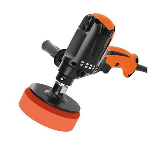Máquina de abrillantado for coche ajustable de 980W y 6 velocidades, pulidor de tope eléctrico for el hogar, máquina de encerado for reparación de suelo de baldosas de mármol y automóviles Para detall