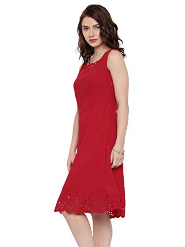 Image of RARE Women Black Solid A-Line Dress (EP1422A)