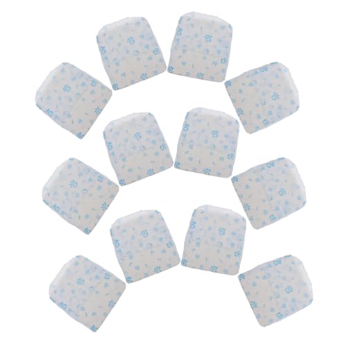 VICASKY 12pcs Disposable Dog Diapers for Small Male Dogs Ultra Absorbent and Leak Resistant Design Tailored Fit for Comfort Easy Replacement for
