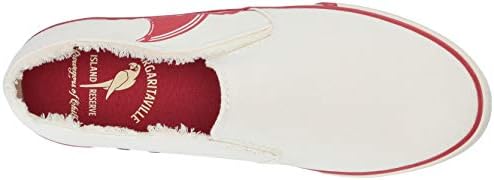 Margaritaville Men's Spinnaker Canvas Slip On Sneaker, fin Off White, 8.5 | Image 4