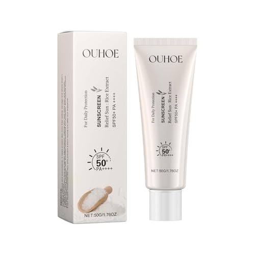 Gentle SPF 40 Daily Sunscreen, Broad Spectrum UVA/UVB Protection, Hydrating Facial & Body Sunscreen with Fermented Rice Water & Prebiotics, Non-Greasy for All Skin Types