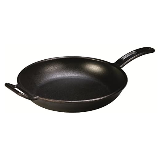 Lodge P12S3 12-Inch Pro-Logic Pre-Seasoned Skillet (Black)