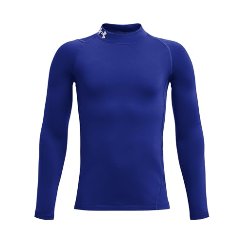 Under Armour boys Coldgear Armour Mock Long Sleeve T-shirt