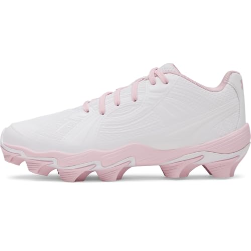 Under Armour Women's Glyde Sola RM Softball Cleats, (101) White/Red/Stone, 9, US