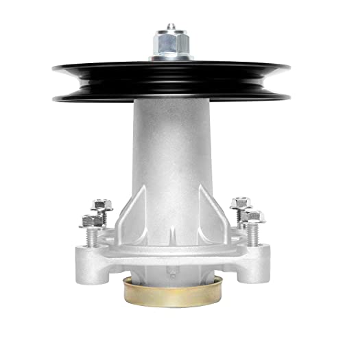 ZALANA 192870 Spindle Assembly + 195945 Pulley for Craftsman Husqvarna Ariens Poulan Replace 187292 532187281 532187292 587819701 21546238 Mandrel for 42 46 48 54 Mower Deck
