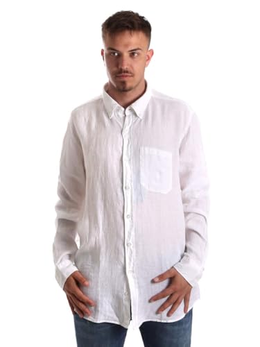 Chemise Navigare NV92067 BD anti-plis en coton confort pour homme actif