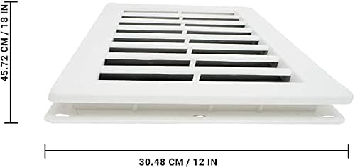 12" X 18" Rectangle Functional Gable Vent With Screen - 2 Piece Construction Chestnut Brown #TOP2