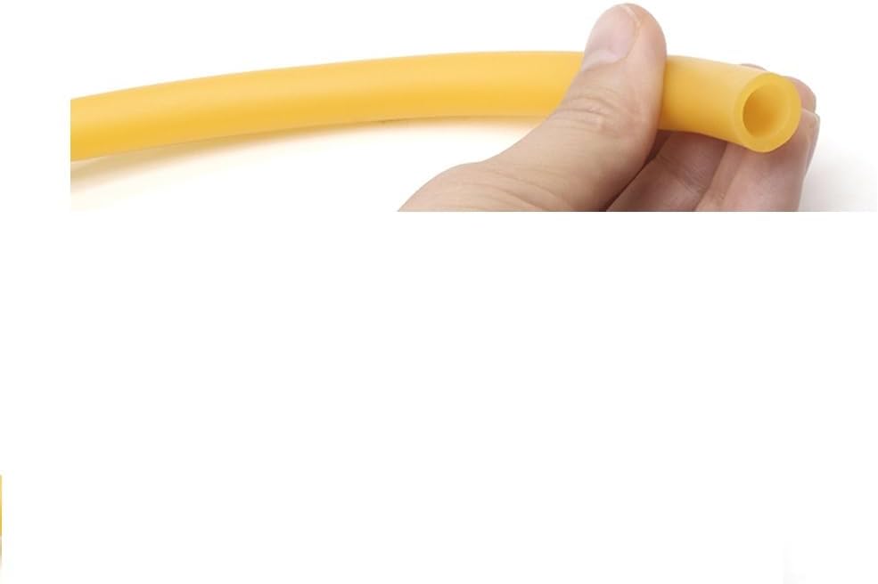 Natural Latex Rubber Tubing ID 1.6-12mm High Elastic Surgical Hose for Laboratory Industrial Use(OD 5xID 2mm)