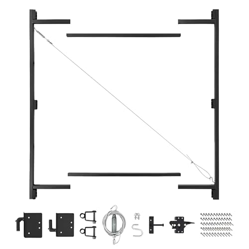 Adjust-A-Gate Full Frame Gate Fence Kit, Fits 36-60