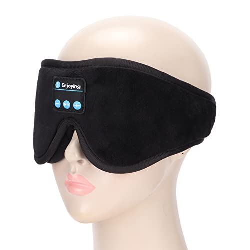 Casque de Sommeil Doux et Confortable Bluetooth sans Fil Stéréo Musique Masque pour Les Yeux avec Haut-Parleur Intégré pour Dormeurs Latéraux Insomnie Méditation Voyage Cover